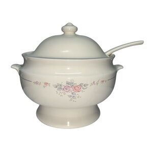 Pfaltzgraff Soup Tureen Antique Stoneware Vintage Trousseau